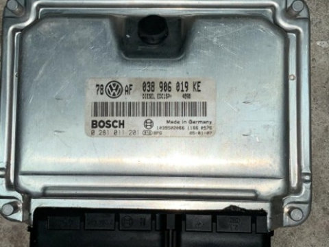 Calculator motor ECU VW Passat B5 1.9 TDI 2002 AVF 131 CP 038906019KE 0281011201