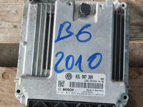 Calculator motor ECU Vw Passat B6 2.0 Tdi an de fabricatie 2010 Cod : 03L907309