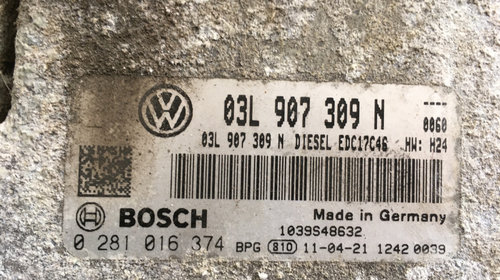 Calculator motor / Ecu VW Passat B7 cod: