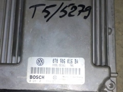 Calculator motor / ECU VW T5 2.5 diesel - 070 906 016 BA