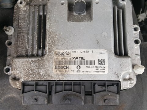 Calculator motor Ford Focus 2 1.6 TDCI 66 kw 4M51-12A650-YE 0281011701