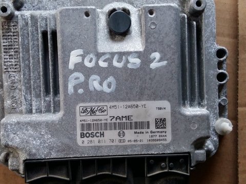 Calculator motor Ford Focus 2 , 1.6 TDCI cod produs : 4M51-12A650-YE 0 281 011 701