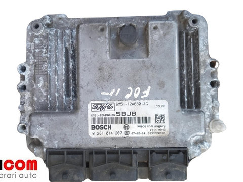 Calculator motor Ford Focus 2 1.6 TDCI COD 6M5112A650AG