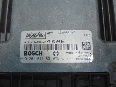 CALCULATOR MOTOR FORD FOCUS 2 - COD 4M51-12A650-KE