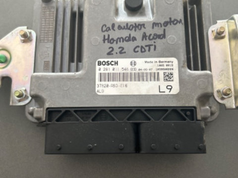 Calculator motor Honda Accord 2.2 cdti cod:0281 rbd e16