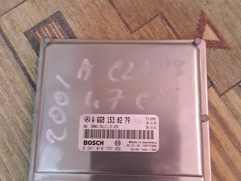 Calculator motor Mercedes A Class w168 1.7 diesel 2001 codul A 668 153 02 79