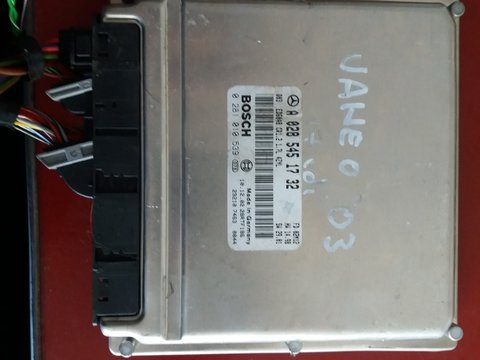 Calculator motor Mercedes Vaneo 2003, 1.7CDI, coduri: A0285451732 ; 0281010539