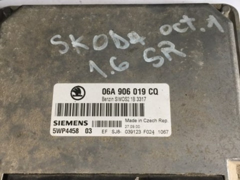 Calculator motor Octavia 1 1.6 benzina cod: 06A906019CQ 06A906019 CQ