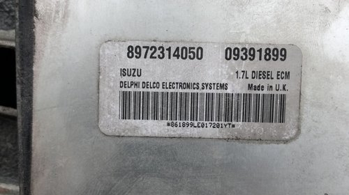 Calculator motor Opel Astra G, 1.7DTI, c