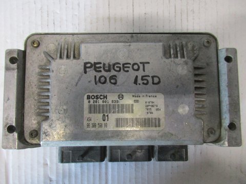 CALCULATOR MOTOR PEUGEOT 106 1.5D COD ; 9630059880 , 96 300 598 80 , 0281001839 , 0 281 001 839