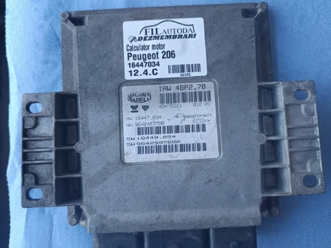 Calculator motor Peugeot 206 Cod calculator: 16447034