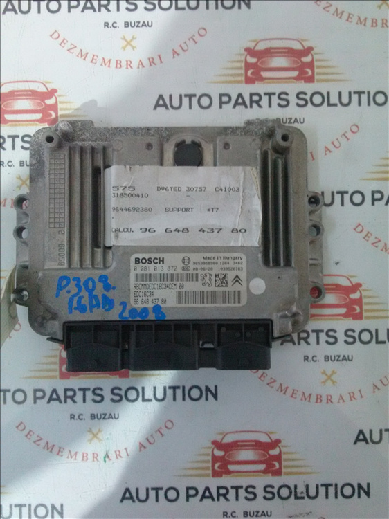 Calculator motor PEUGEOT 308 1.6 HDI an fabr.2008