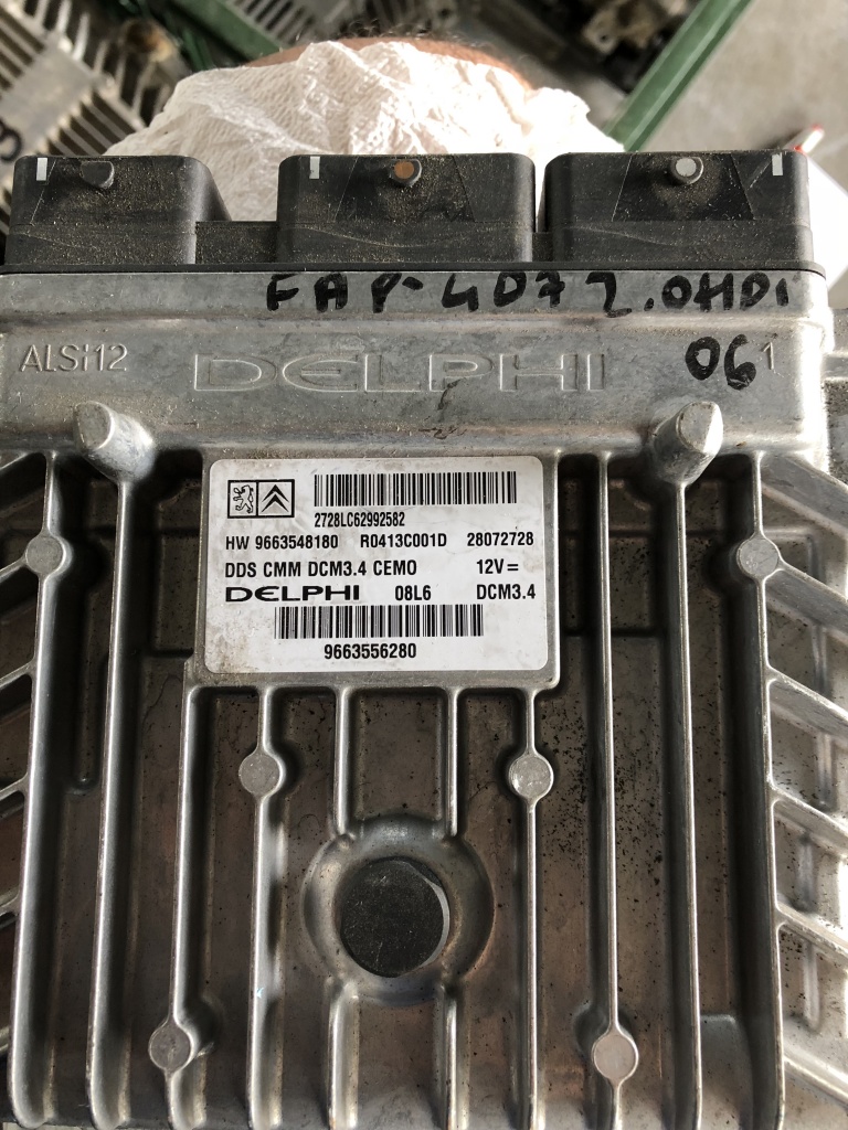 Calculator motor peugeot 407,2.0 hdi ....2006....cod 9663548180