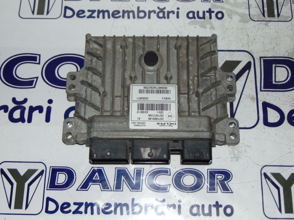 CALCULATOR MOTOR RENAULT FLUENCE 1.5 dCi EURO 5 AN 2012 COD 237100914R / 237101715R