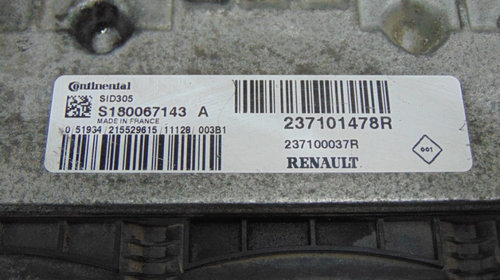 CALCULATOR MOTOR RENAULT LAGUNA-III / 23