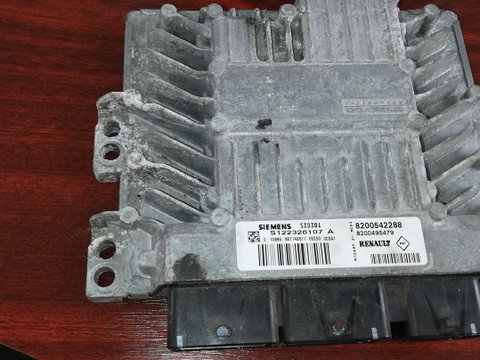 Calculator motor Renault Megane II 2004 8200542288 S122326107A 8200495479 SIEMENS 1.5 DCI