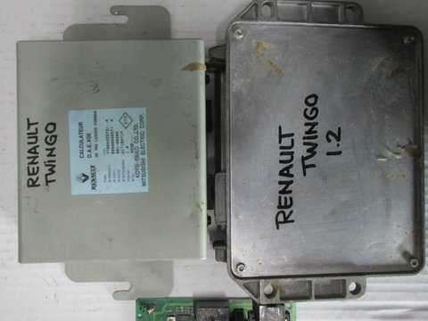 CALCULATOR MOTOR RENAULT TWINGO 1.2 Cod - 7700114696 , 21654364-4 , HOM; 7700105560 , 9153 404098 , SAFIR2