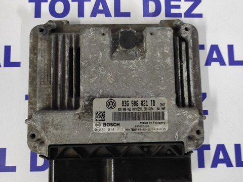 Calculator motor Skoda Octavia 2 1.9 tdi BXE cod 03G906021TB 0281014711