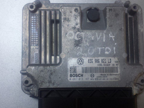 Calculator motor Skoda Octavia 2, 2.0 tdi bkd 03g906021ld
