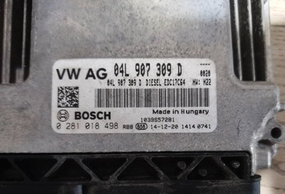 Calculator motor Volkswagen Passat B8 04L907309D o