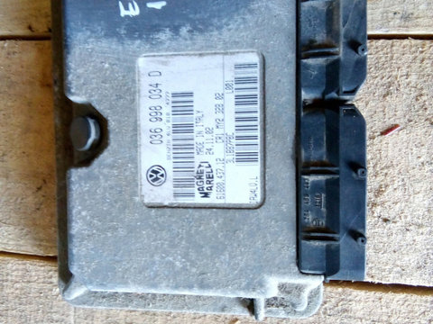 Calculator motor Volkswagen Polo 9N 1.4 benzina an 2002-2009, cod 036998034D