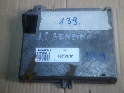 Calculator motor Volvo 460, 1.6 benzina, S111706103B, 48612901