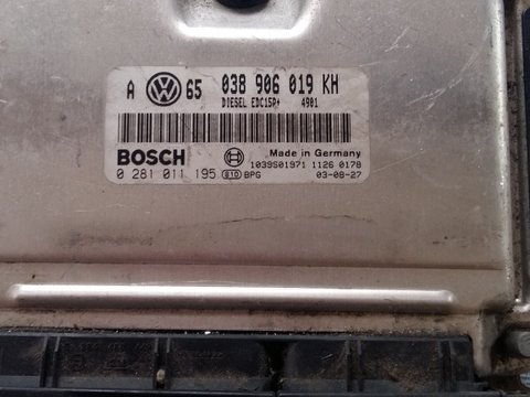 Calculator motor VW Golf 4 AXR cod : 038 906 019 KH 0281011195