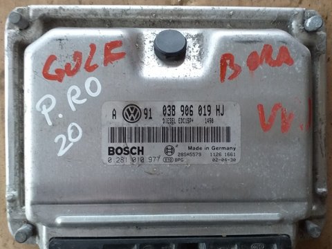 Calculator motor VW Golf 4 ,Bora cod produs :038 906 019 HJ 0 281 010 977