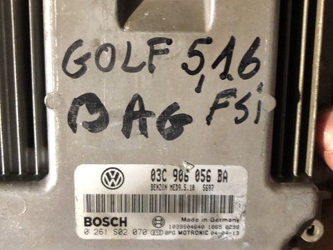 Calculator motor VW GOLF 5, cod 03C906056BA 1.6 FSI