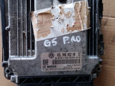 Calculator motor VW Golf 5 cod produs : 03L 906 022 HR/03L906022HR EDC17CP14 0 281 015 314
