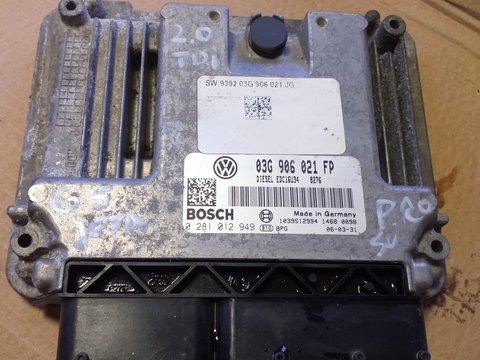 Calculator motor VW Golf 5 Jetta 2.0 TDI cod 03G906021FP 0281012949