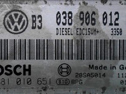 Calculator Motor VW GOLF IV (1J1) 1.9 TDI ASV