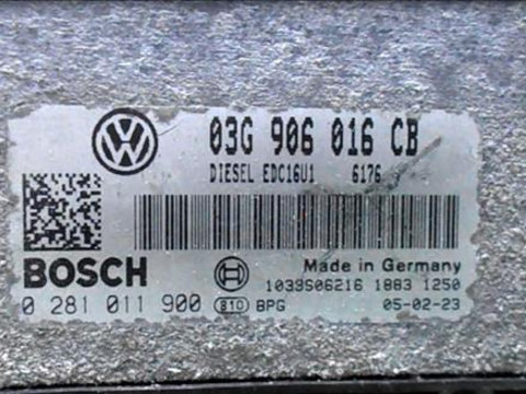 Calculator Motor VW GOLF V (1K1) 1.9 TDI BKC