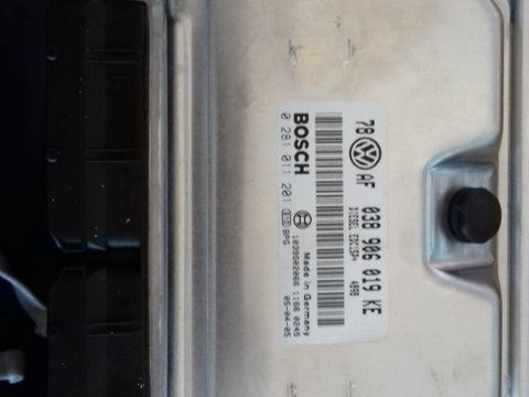 Calculator motor VW Passat 2004, 1.9 tdi, cod piesa: 038906019KE ; 0281011201