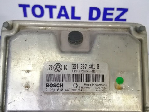 Calculator Motor VW PASSAT B5, B5.5 1996 - 2005 cod 3B1907401B, 0281010447
