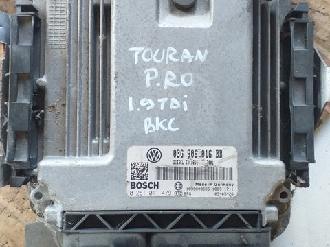 Calculator motor VW Touran 1.9 TDI BKC cod produs:03G906016BB 03G 906 016 BB 0281011479