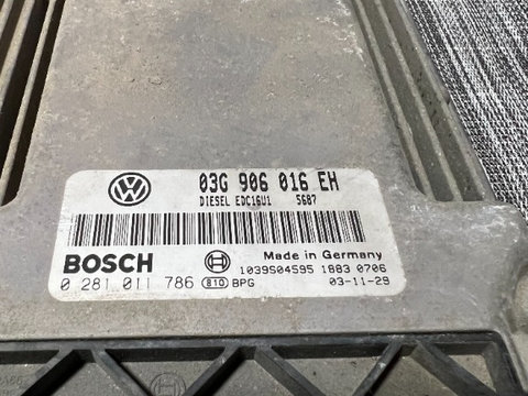 Calculator motor VW Touran 2.0 TDI cod produs:03G 906 016 EH EDC16U1 0281011786