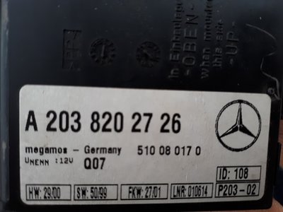 Calculator sam Mercedes E-Classe 3.0 CDI,an 2005-2