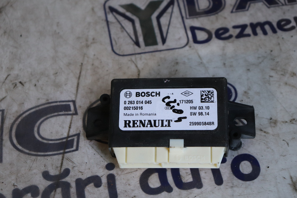 Calculator senzori de parcare Renault Clio 4 cod 0263014045