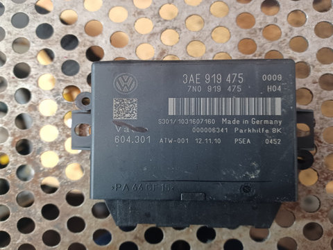 Calculator senzori de parcare Vw Passat B7 an de fabricatie 2012 Cod : 3AE919475