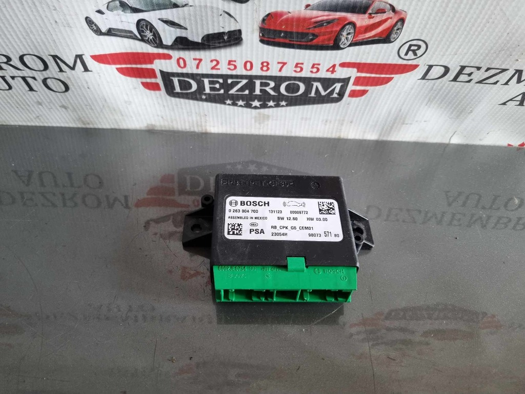 Calculator senzori parcare fata + spate Peugeot 208 I cod piesa 9807357180