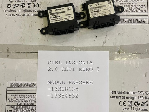 Calculator senzori parcare Opel Insignia 13308135 13354532 2008-2013