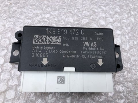 Calculator senzori parcare PDC 8k VW Sharan 7n 1K8919472C 1K8 919 472 C