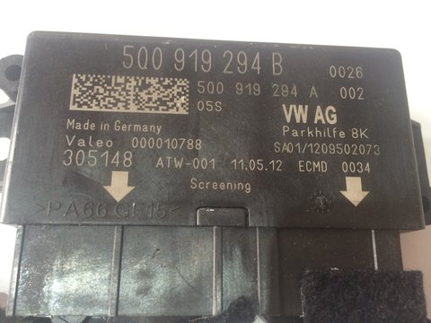 Calculator senzori parcare PDC VW Golf 7 Audi A3 8v 5Q0919294B 5Q0 919 294 B
