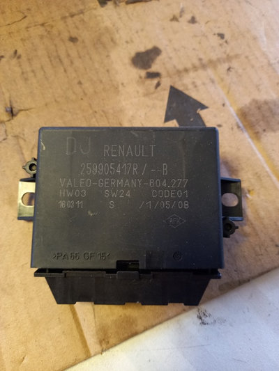 Calculator senzori parcare Renault Megane 3 cod pr