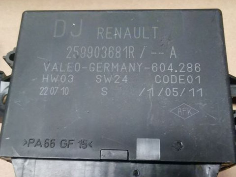 Calculator senzori parcare Renault megane 3