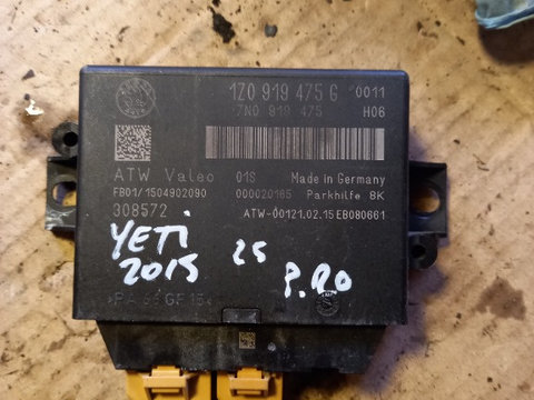 Calculator senzori parcare Skoda Yeti an 2015 cod produs:1Z0919475G/1Z0 919 475 G