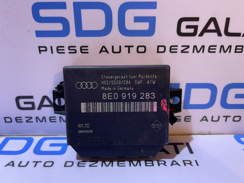 Calculator Senzori Parcare Unitate Modul Parktronic PDC Audi A4 B6 2001 - 2005 Cod 8E0919283 [2628]