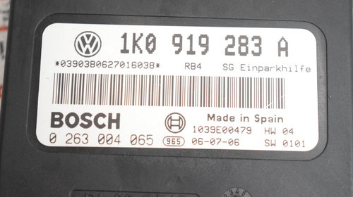Calculator senzori parcare VW Golf 5 1K0