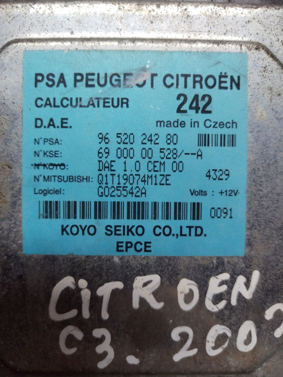 Calculator servodirectie Citroen C3 (200